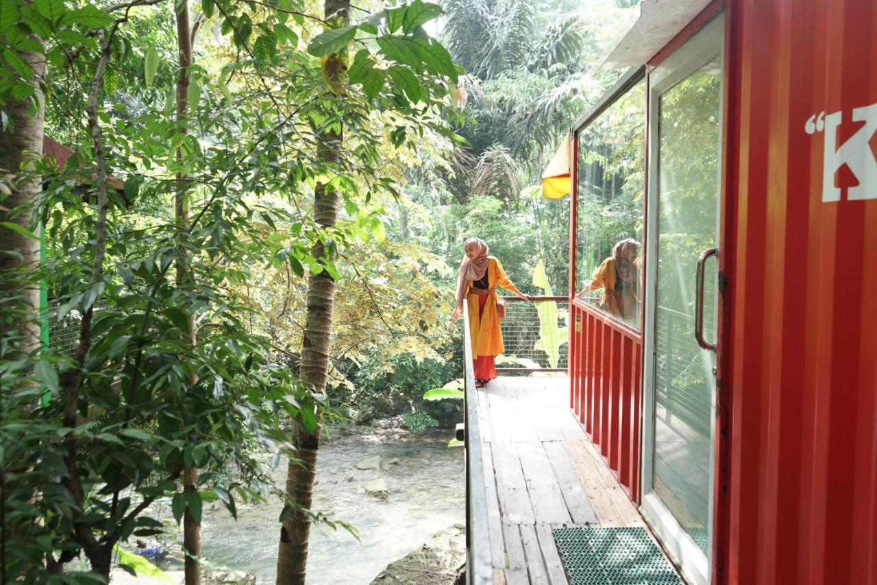 Hau Eco Lodges Citumang Pangandaran Exteriör bild
