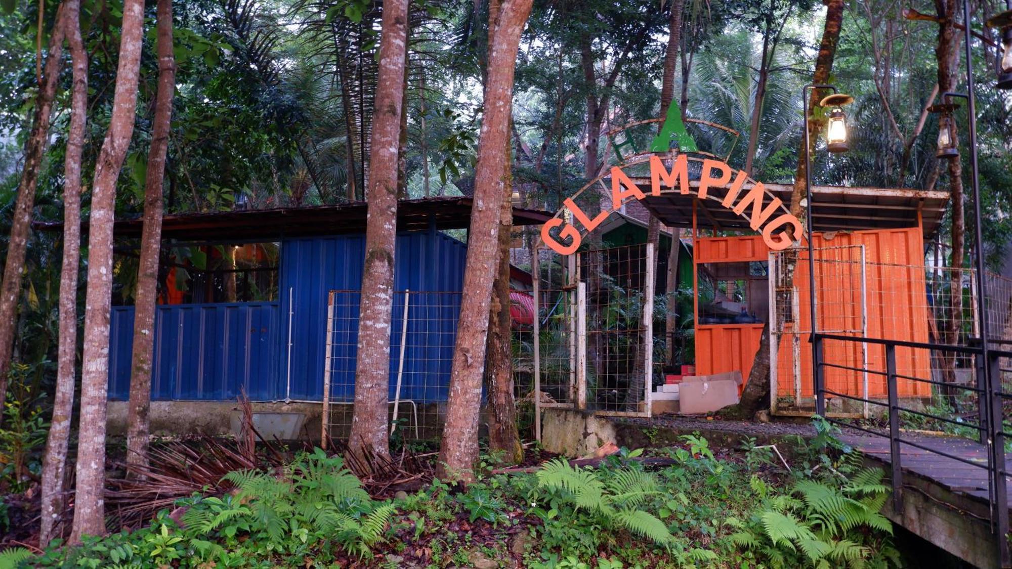 Hau Eco Lodges Citumang Pangandaran Exteriör bild
