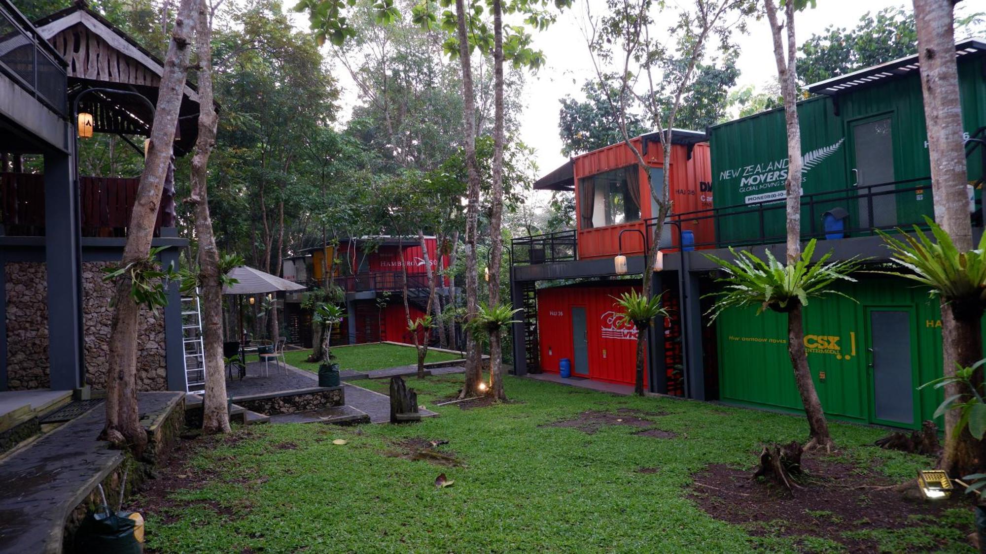 Hau Eco Lodges Citumang Pangandaran Exteriör bild