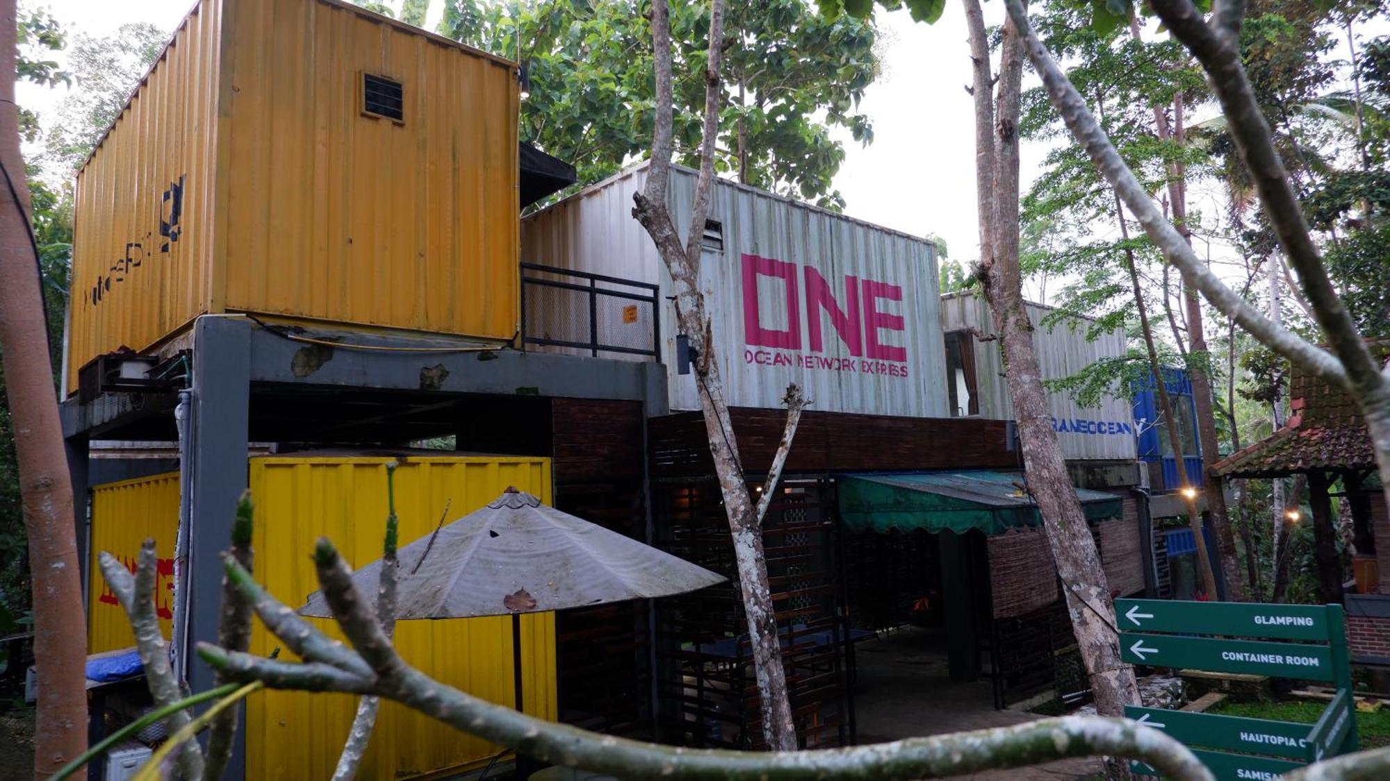 Hau Eco Lodges Citumang Pangandaran Exteriör bild