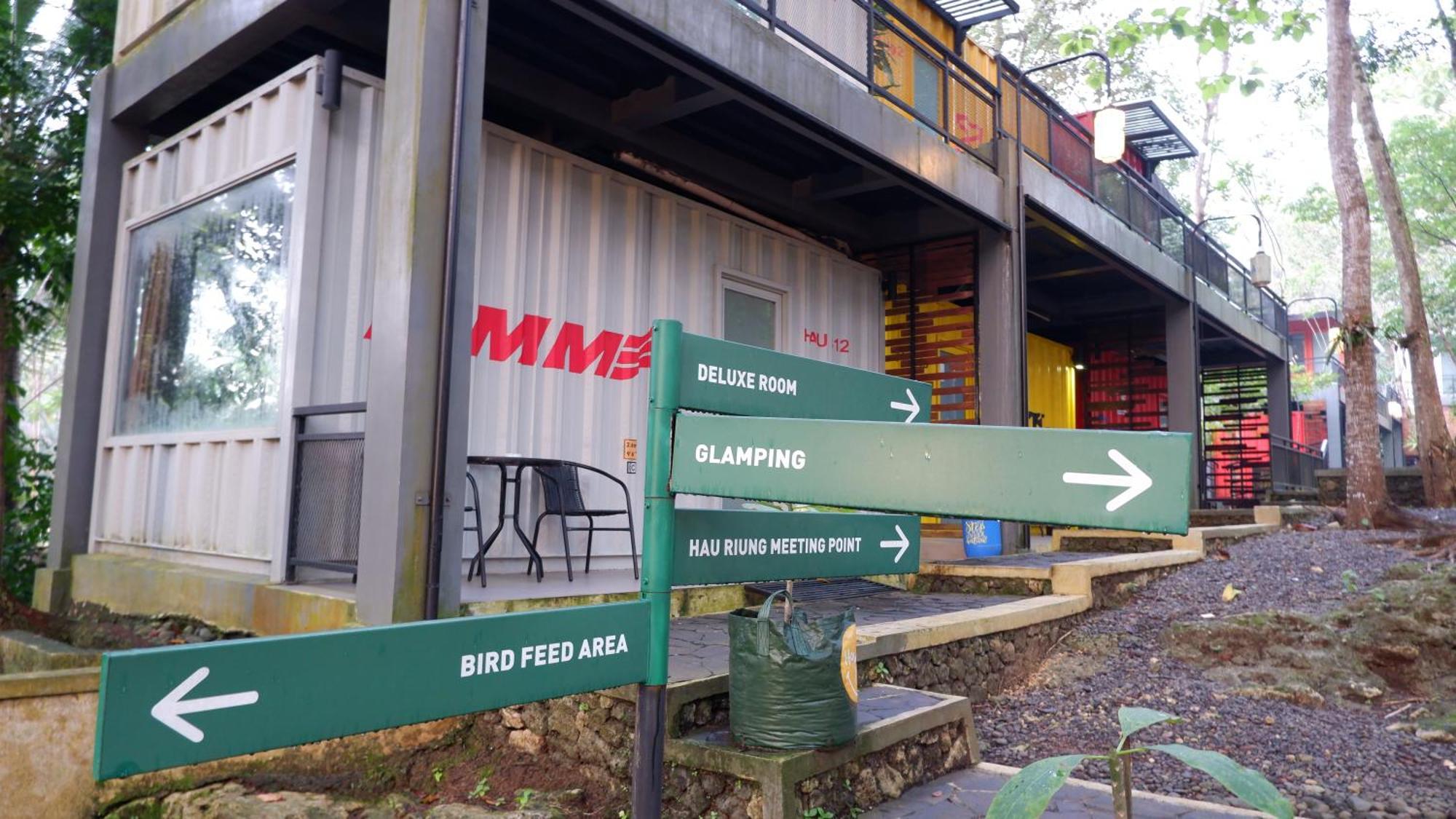 Hau Eco Lodges Citumang Pangandaran Exteriör bild