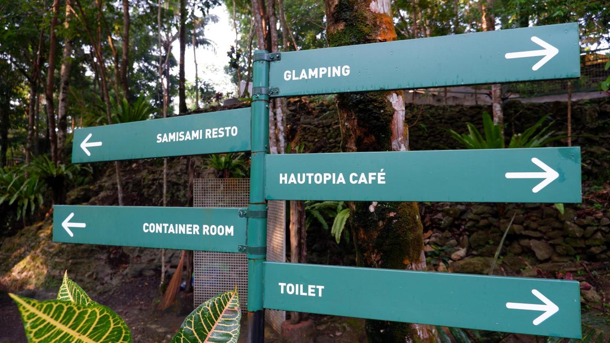 Hau Eco Lodges Citumang Pangandaran Exteriör bild